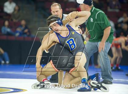 Thumbnail 3 in CIF State Boys Wrestling Championships (Semfinals) photogallery.