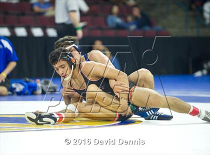 Thumbnail 1 in CIF State Boys Wrestling Championships (Semfinals) photogallery.