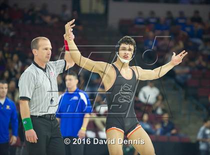 Thumbnail 1 in CIF State Boys Wrestling Championships (Semfinals) photogallery.