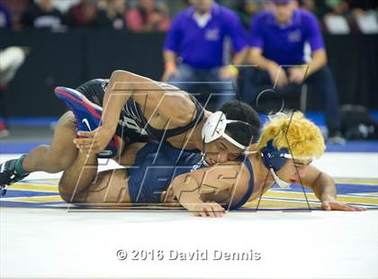 Thumbnail 2 in CIF State Boys Wrestling Championships (Semfinals) photogallery.