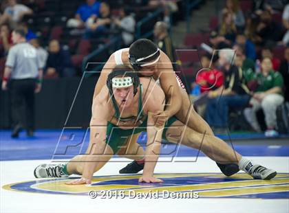 Thumbnail 1 in CIF State Boys Wrestling Championships (Semfinals) photogallery.