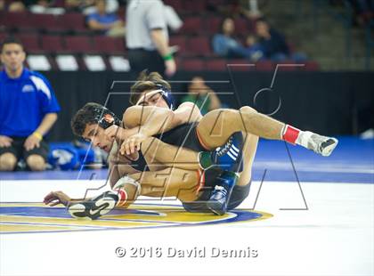 Thumbnail 3 in CIF State Boys Wrestling Championships (Semfinals) photogallery.