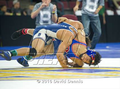 Thumbnail 2 in CIF State Boys Wrestling Championships (Semfinals) photogallery.