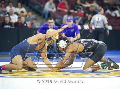 Thumbnail 3 in CIF State Boys Wrestling Championships (Semfinals) photogallery.