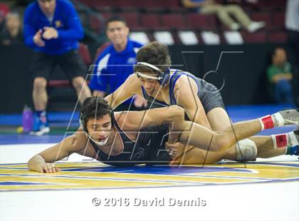 Thumbnail 1 in CIF State Boys Wrestling Championships (Semfinals) photogallery.
