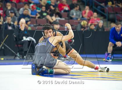 Thumbnail 3 in CIF State Boys Wrestling Championships (Semfinals) photogallery.