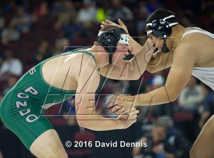 Thumbnail 1 in CIF State Boys Wrestling Championships (Semfinals) photogallery.
