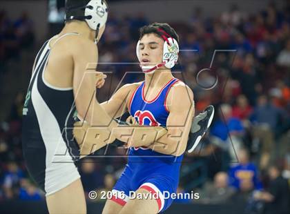 Thumbnail 1 in CIF State Boys Wrestling Championships (Semfinals) photogallery.