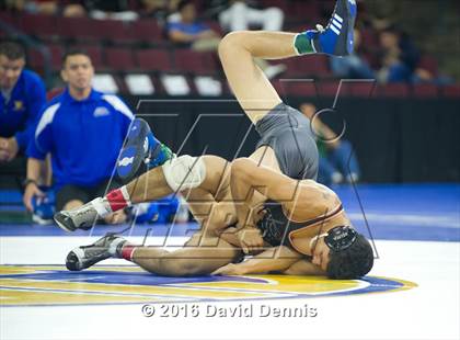 Thumbnail 1 in CIF State Boys Wrestling Championships (Semfinals) photogallery.
