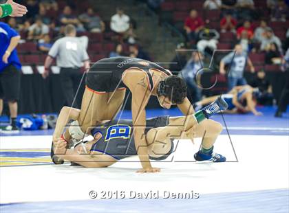 Thumbnail 2 in CIF State Boys Wrestling Championships (Semfinals) photogallery.