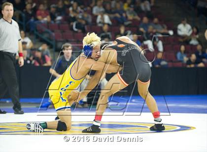 Thumbnail 2 in CIF State Boys Wrestling Championships (Semfinals) photogallery.