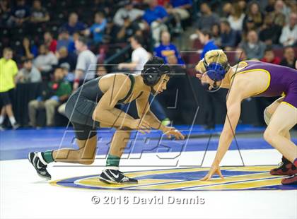 Thumbnail 2 in CIF State Boys Wrestling Championships (Semfinals) photogallery.