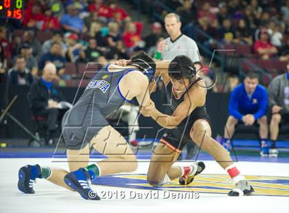 Thumbnail 1 in CIF State Boys Wrestling Championships (Semfinals) photogallery.