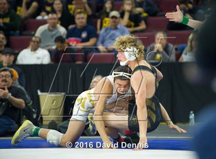 Thumbnail 2 in CIF State Boys Wrestling Championships (Semfinals) photogallery.