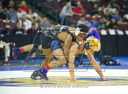 Thumbnail 2 in CIF State Boys Wrestling Championships (Semfinals) photogallery.