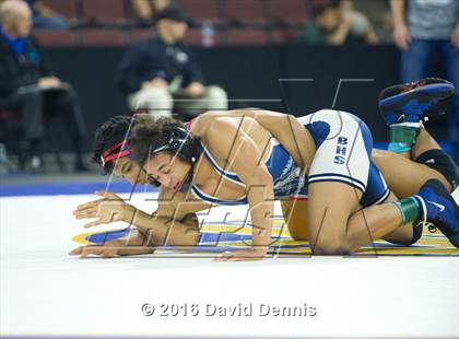 Thumbnail 3 in CIF State Boys Wrestling Championships (Semfinals) photogallery.