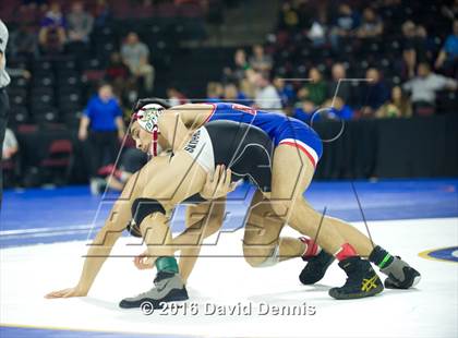 Thumbnail 2 in CIF State Boys Wrestling Championships (Semfinals) photogallery.