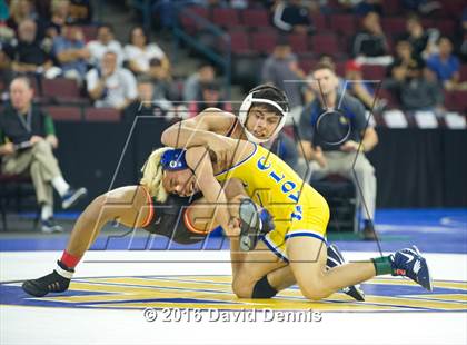 Thumbnail 2 in CIF State Boys Wrestling Championships (Semfinals) photogallery.