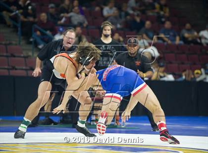 Thumbnail 1 in CIF State Boys Wrestling Championships (Semfinals) photogallery.