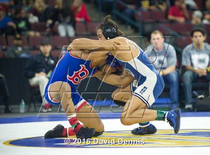 Thumbnail 1 in CIF State Boys Wrestling Championships (Semfinals) photogallery.