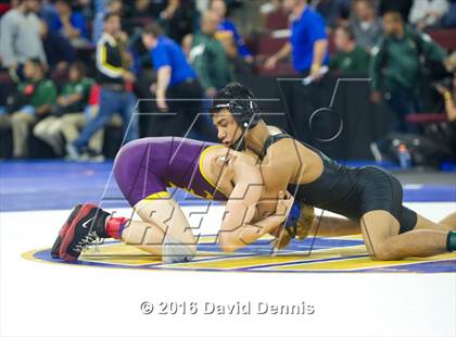 Thumbnail 3 in CIF State Boys Wrestling Championships (Semfinals) photogallery.