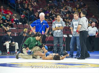 Thumbnail 2 in CIF State Boys Wrestling Championships (Semfinals) photogallery.