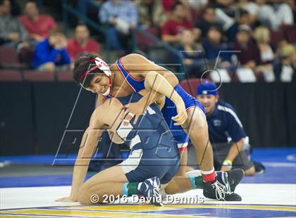 Thumbnail 2 in CIF State Boys Wrestling Championships (Semfinals) photogallery.