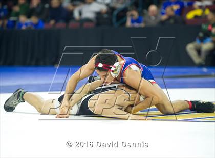 Thumbnail 2 in CIF State Boys Wrestling Championships (Semfinals) photogallery.