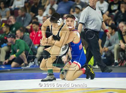 Thumbnail 2 in CIF State Boys Wrestling Championships (Semfinals) photogallery.
