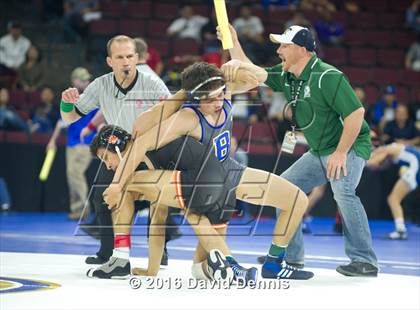 Thumbnail 2 in CIF State Boys Wrestling Championships (Semfinals) photogallery.