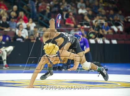 Thumbnail 1 in CIF State Boys Wrestling Championships (Semfinals) photogallery.