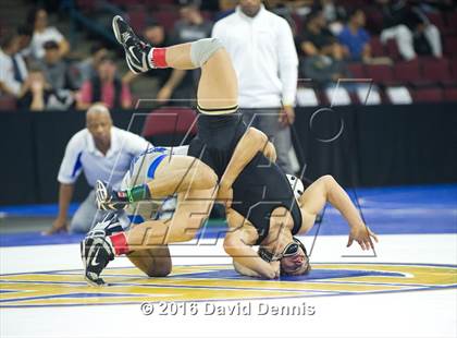 Thumbnail 3 in CIF State Boys Wrestling Championships (Semfinals) photogallery.