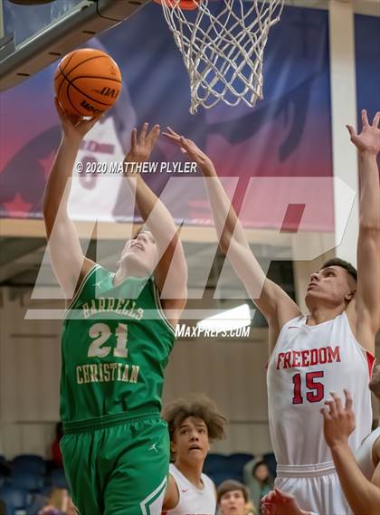 Thumbnail 1 in Harrells Christian Academy @ Freedom Christian Academy (NCISAA 2A State Playoffs Round 3) photogallery.