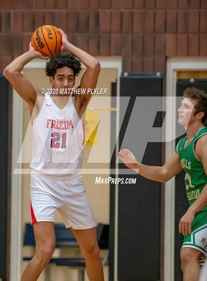 Thumbnail 2 in Harrells Christian Academy @ Freedom Christian Academy (NCISAA 2A State Playoffs Round 3) photogallery.