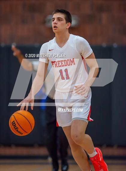 Thumbnail 1 in Harrells Christian Academy @ Freedom Christian Academy (NCISAA 2A State Playoffs Round 3) photogallery.