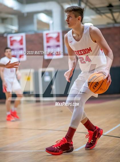 Thumbnail 1 in Harrells Christian Academy @ Freedom Christian Academy (NCISAA 2A State Playoffs Round 3) photogallery.