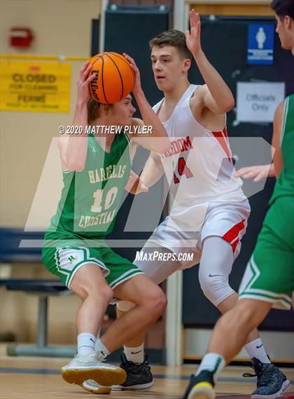 Thumbnail 2 in Harrells Christian Academy @ Freedom Christian Academy (NCISAA 2A State Playoffs Round 3) photogallery.