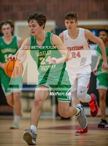 Thumbnail 2 in Harrells Christian Academy @ Freedom Christian Academy (NCISAA 2A State Playoffs Round 3) photogallery.