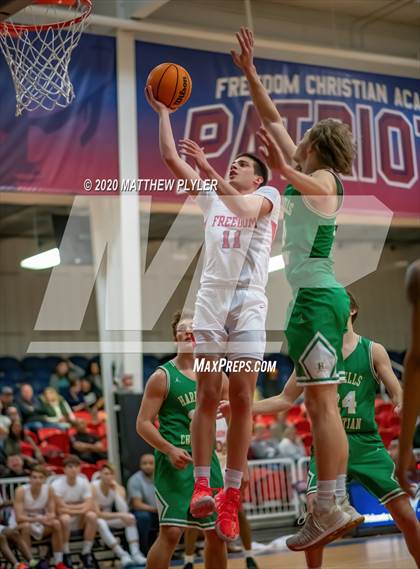 Thumbnail 1 in Harrells Christian Academy @ Freedom Christian Academy (NCISAA 2A State Playoffs Round 3) photogallery.