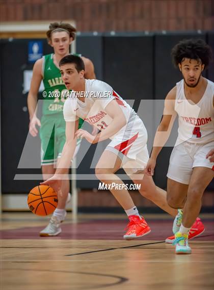 Thumbnail 2 in Harrells Christian Academy @ Freedom Christian Academy (NCISAA 2A State Playoffs Round 3) photogallery.