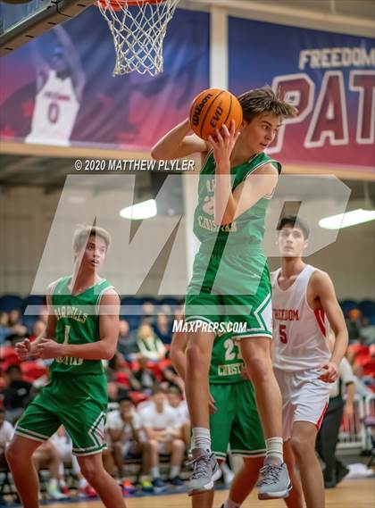 Thumbnail 3 in Harrells Christian Academy @ Freedom Christian Academy (NCISAA 2A State Playoffs Round 3) photogallery.