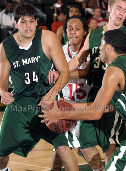 Thumbnail 1 in Pleasant Grove vs. St. Mary's (Hoops Classic 2009) photogallery.