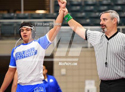 Thumbnail 3 in UIL 6A Regional Wrestling Championships photogallery.