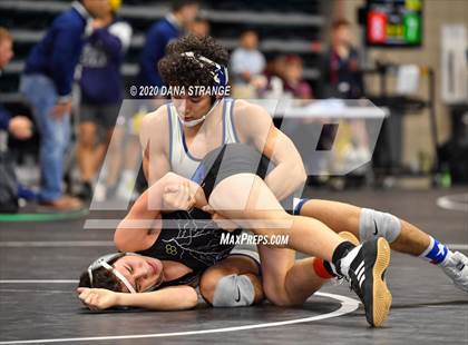Thumbnail 2 in UIL 6A Regional Wrestling Championships photogallery.