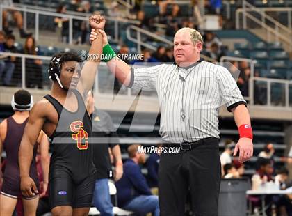 Thumbnail 3 in UIL 6A Regional Wrestling Championships photogallery.