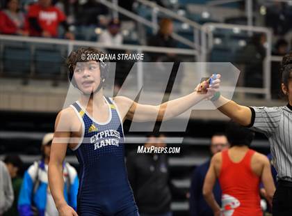 Thumbnail 3 in UIL 6A Regional Wrestling Championships photogallery.