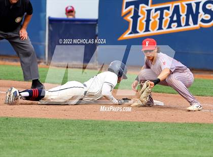 Thumbnail 2 in Fullerton vs. Tesoro (CIF SS D4 Finals) photogallery.
