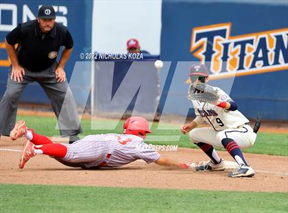Thumbnail 1 in Fullerton vs. Tesoro (CIF SS D4 Finals) photogallery.