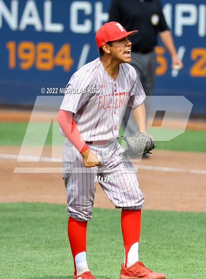 Thumbnail 1 in Fullerton vs. Tesoro (CIF SS D4 Finals) photogallery.