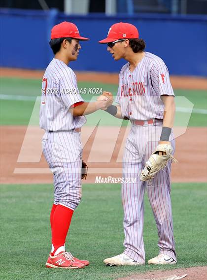 Thumbnail 1 in Fullerton vs. Tesoro (CIF SS D4 Finals) photogallery.